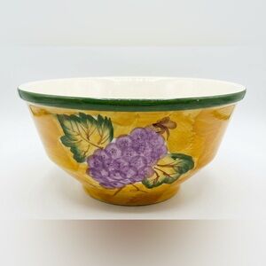 Tuscany Kitchen - Casa Grape Ceramic Bowl